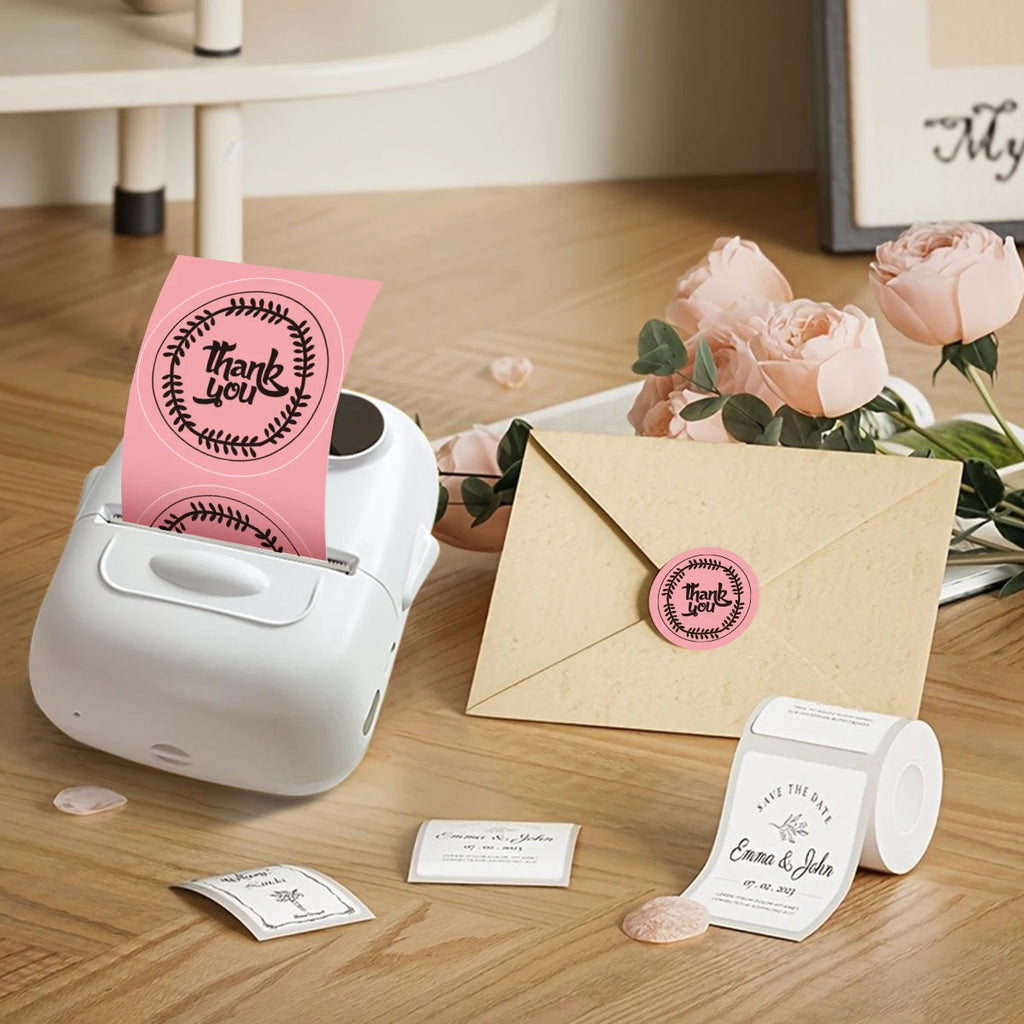 Marklife Thermal Label Printer P50 Mini Protable Bluetooth Stickers Self-adhesive Printer For Kitchen Office To Gift/Marking/Tag