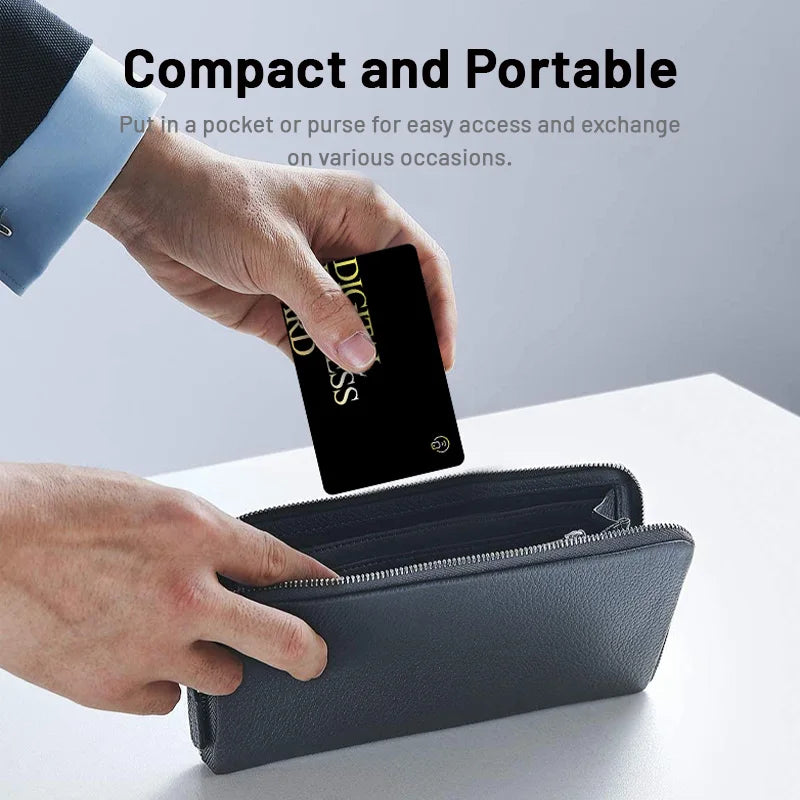 Digital Business NFC Contactless Social Recognition Card NFC Business Card Fast Reading Ntag 215 NFC Card