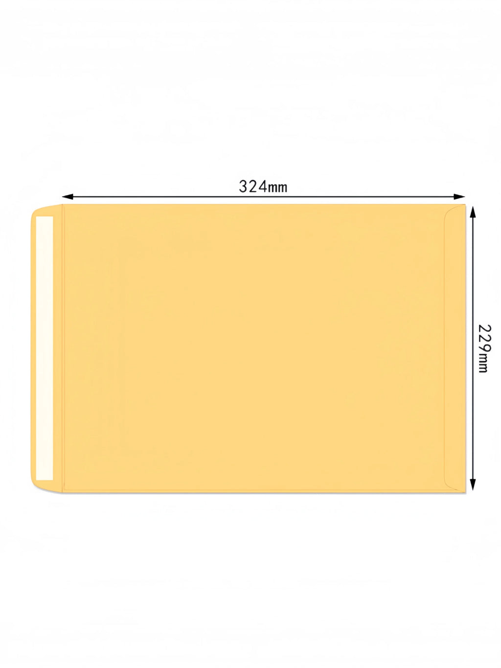 50PCS Thick Yellow Self Seal Kraft Envelopes Self Adhesive Cash Security Envelopes for Coins Seeds Cards Stamps Storage