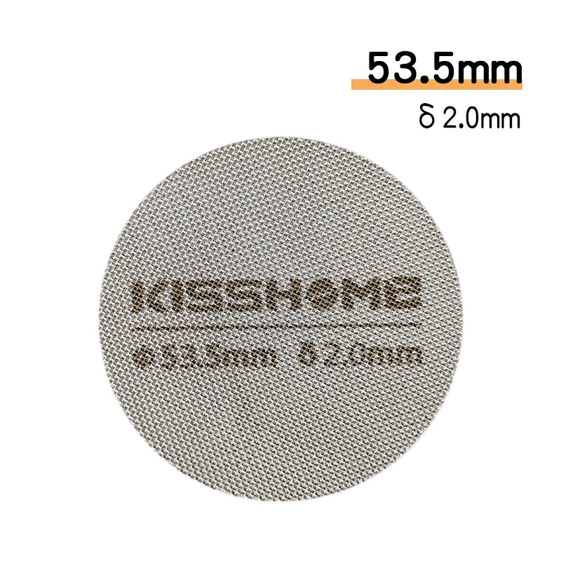 Coffee Puck Screen Fit 51mm 53.5mm 58.5mm Reusable Ground Filter Mesh Heat Resistant Metal For Espresso Accessories Barista Tool