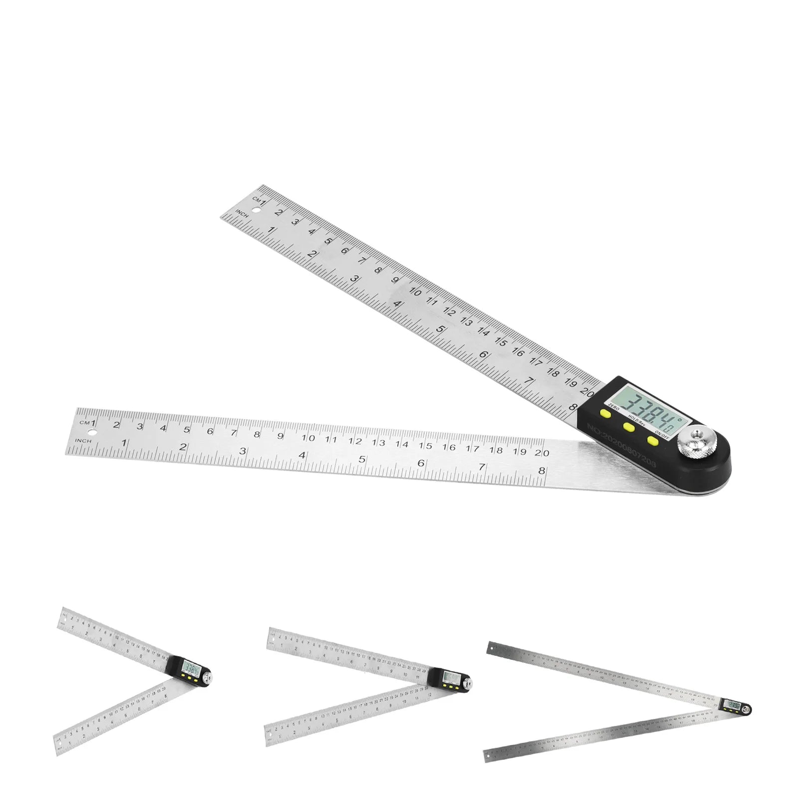 200/300/500mm Digital Protractor Inclinometer Angle Finder Level Measuring Instrument Digital Goniometer Angle Ruler