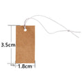 100pcs Paper Small Ring Price Tags Stickers Necklace Bracelet Blank Price Labels Display Diy Jewelry Packaging Making Supplies