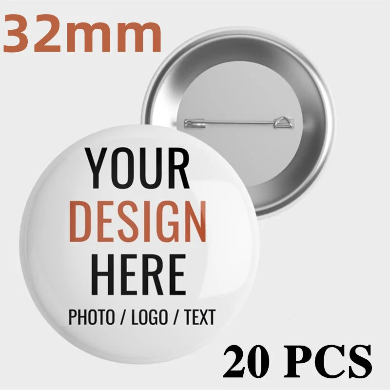 Custom Tinplate Enamel Pins Personalized Creativity Pictures Text Logo Metal Lapel Brooches Jewelry Badges Gifts Wholesale