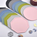 Wax Seal Stamp Silicone Mold Pad Multiple Sizes Sealing Wax Mould Mats Sealing Fix Shapes Envelope Invitation DIY Scrapbook Tool
