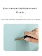 Small Mouse Pad Non-Slip Waterproof Desk Mat, Portable PU Leather Computer Pad for Office Gaming Laptop, Anti-Scratch Mousepad