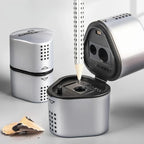 Faber-Castell Grip Trio 3-in-1 Artist Pencil Sharpener Manual Handheld Sharpener for Colored Pencil, Jumbo and Graphite Pencils