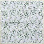 Printed Napkin Forest Eucalyptus Leaves Coloured Paper Napkins Hotel Western Restaurant Table Decoration Wine Glass Flower Paper