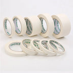 Masking Tape White Color  Sealing Self Adhesive Tape Car Painting Shelter Decoration Paper Tape Waterproof 20m / roll