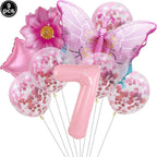 Butterfly Birthday Party Decoration Disposable Party Plates Cup Napkin Tablecloth Butterfly Knìfe Birthday Decoration Baby Showe