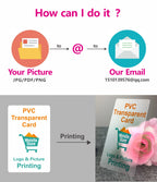 Custom PVC Business Cards Personalized Matte Plastic Cards Double-Sided Printing Durable & Waterproof Professional Branding