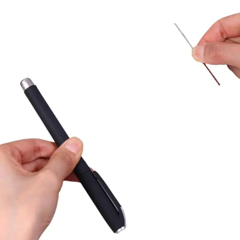 1Pcs Hidden Writable Pull Paper Pen Easy To Use Secret Information Writing Tool With Exams Notes Automatic Retractable Invisible