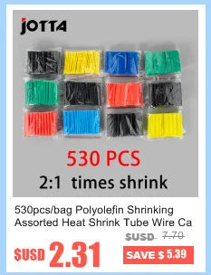 5 Meter 3:1 Waterproof Heat Shrink Tube Insulating Sleeve Wire Protection Dual Wall  Heat-shrinkable Sleeve With Glue Inside