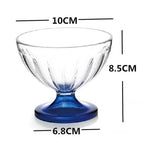 Durable Clear Ice Cream Dessert Cups 250ML Transparent Red Wine Goblet Small Plastic Yogurt Pudding Cup Party Supplies