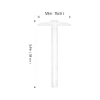 2Pcs Ruler Plastic Drafting T Shape Ruler Accurate Measuring Square for Artists Designers Woodworking Architects