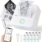 X6 Multifunctional Mini Portable Printer with Thermal Wireless Connection for Printing Work Sheets, Labels, Photos and Texts