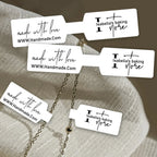 100pcs Custom Price Tag For Jewelry Display Price Label Stickers Personalized Self Adhesive Earring Display Repair Label