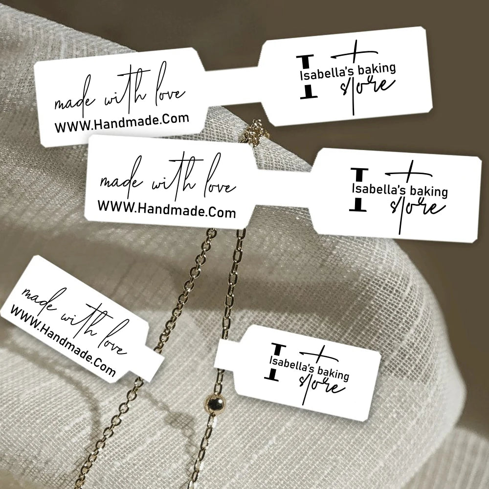 100pcs Custom Price Tag For Jewelry Display Price Label Stickers Personalized Self Adhesive Earring Display Repair Label