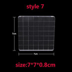 9 Sizes Clear Acrylic Stamp Block for DIY Crafts Card Making Decorations Scrapbooking Handmakes Use with Acrylic Stamps Tools