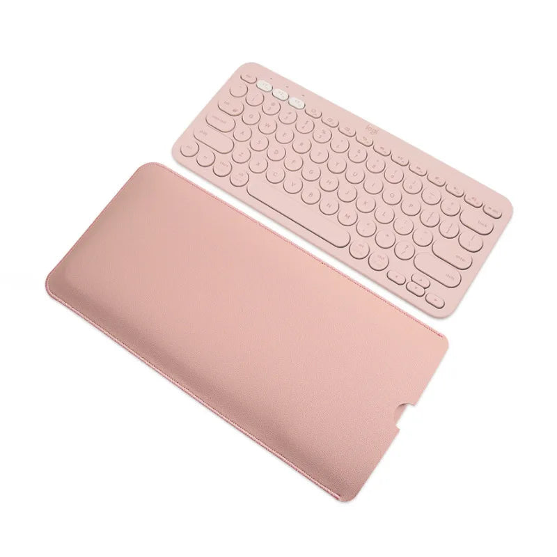 PU Leather Keyboard Case Wireless Keyboard Storage Bag For Logitech K380 Keyboard Dust Cover