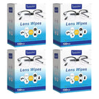 100Pcs/1-5Box Glasses Cleaner Wet Wipe Disposable Anti Fog Misting Dust Remover Cleaning Lens Wipes Sunglasses Phone Screen