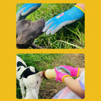 Kids Safety Protection Gloves Durable Waterproof Work Garden Non-Slip,Children Latex Gloves,Puncture-resistant,Kitchen