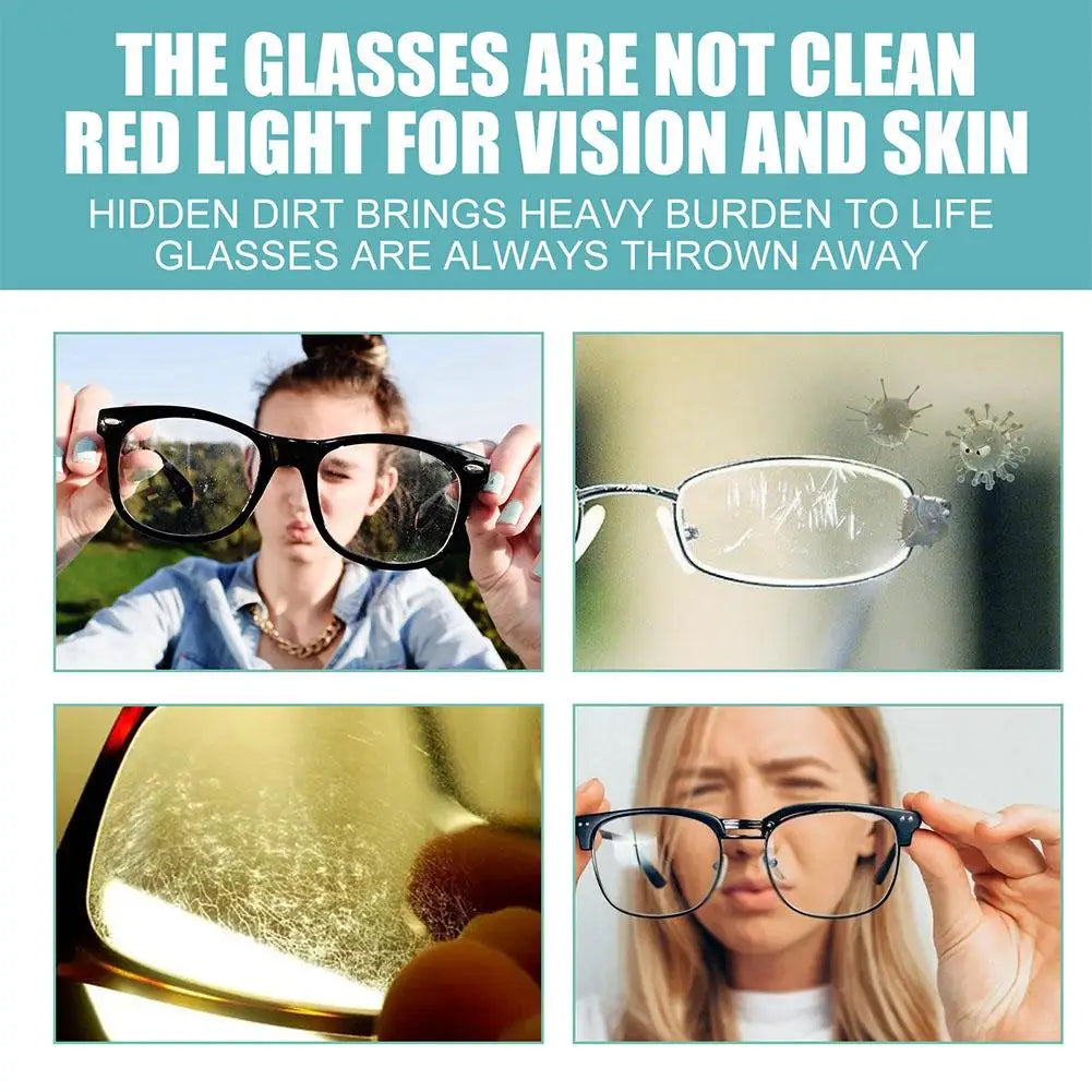 Glass Cleaner Lens Cleaner Sunglasses Eyeglass Lens Scratch Removal Spray High Concentration Cleaning Tools Glasses Repair Spray