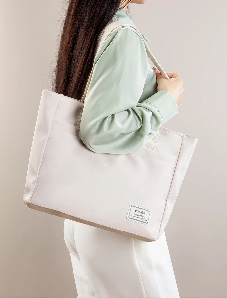 Shockproof Canvas Women Laptop Tote Bag 14 inch for Macbook Air Pro Huawei Dell ASUS Acer XiaoMi HP Notebook Handbags Briefcase