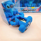 ** Cartoon Silicone Stitch Shape Pencil Sharpener Students Cute Cartoon Pencil Sharpener Pencil Sharpener Children's Stationery