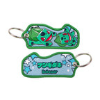 Kawaii Japanese Elf Anime Embroidery Key Fobs Key Tag Motorcycles Cars Backpack Chaveiro Keychain Fashion Keyring Friends Gifts
