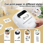 Marklife Thermal Label Printer P50 Mini Protable Bluetooth Stickers Self-adhesive Printer For Kitchen Office To Gift/Marking/Tag