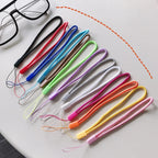 5/10PCS Nylon Hand rope Cell Phone Hanging Strap Mobile Phone Datachable short Straps Flexible Sling Necklace Rope
