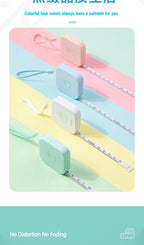 Deli 2-Meter Soft Tape Measure Flexible Telescopic Self-Locking Ruler Customized Centimeter Inch Portable for Human Sewing