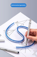 Flexible Curve Ruler Sewing Soft Rulers Drafting Drawing Tool Serpentine Plastic School Office Supplies 30cm 40cm 50cm 60cm