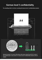 Upgrade New 20L GD9138 Electric Paper Shredder 2X15MM Office A4 Paper Shredder Granular Household High-power Silent Paper Shredd