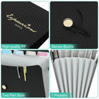 Expanding File Folders, A4 Size Accordion File Organizer, 7 Pockets Folders for Documents, for School Office Supplies