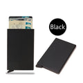 Rfid Metal Credit Card Holder Luxury Men Minimalist Wallet Cardholder Case Bag Business Supplies Card Storage Box Organizer Mini