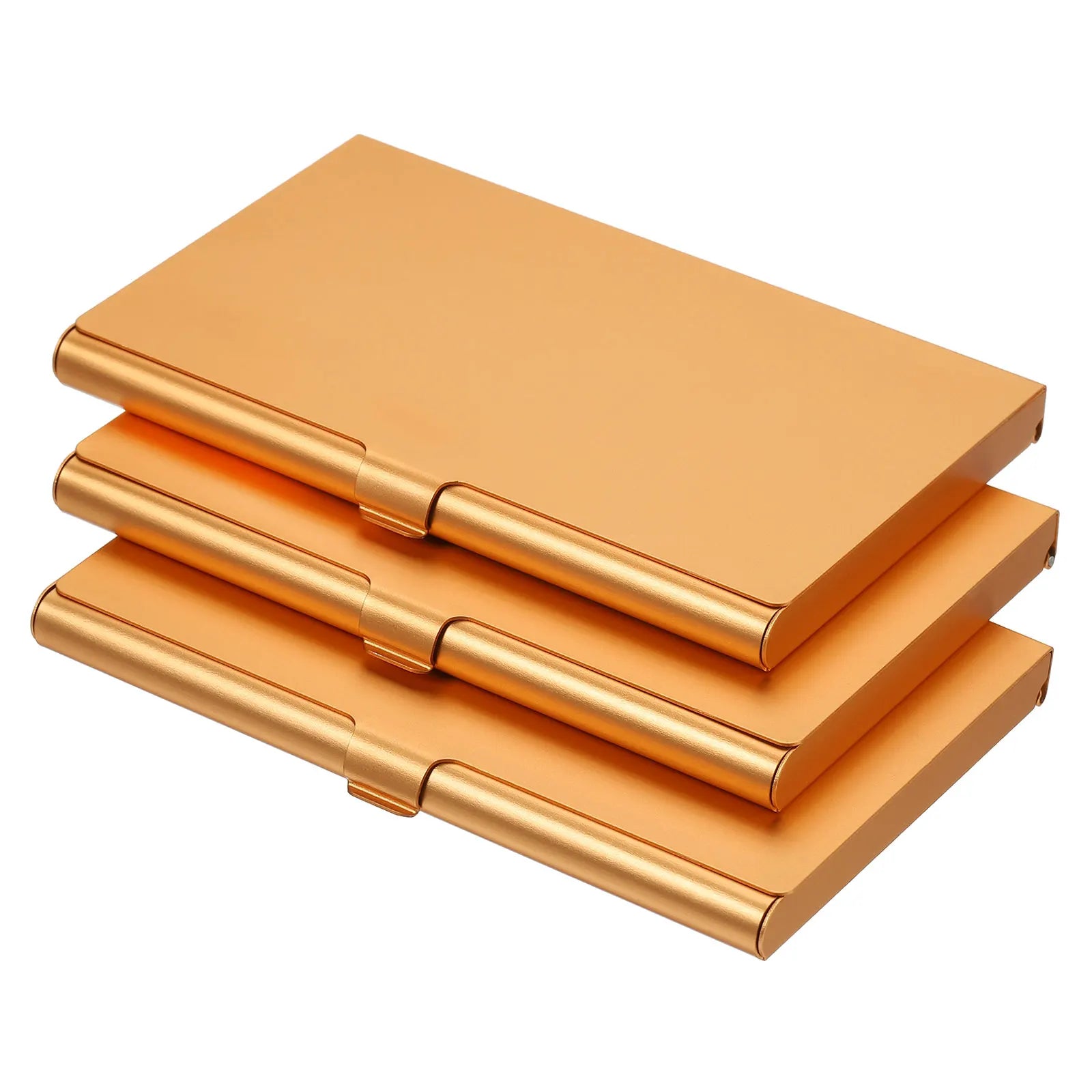 1/2/3Pcs Business Card Holder Metal Box Cover Credit Card Holder Aluminum Alloy Flip Cover Slim Name Cards Case for Women Men