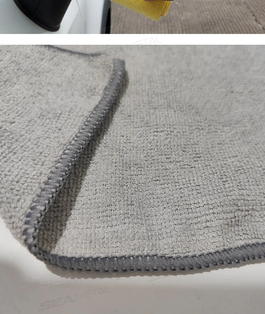 SEAMETAL 3/5/10pcs Car Wash Microfiber Towel Soft Edgeless Car Polishing Cloth Waxing Towel 40X40CM for Car Cleaning Accessories