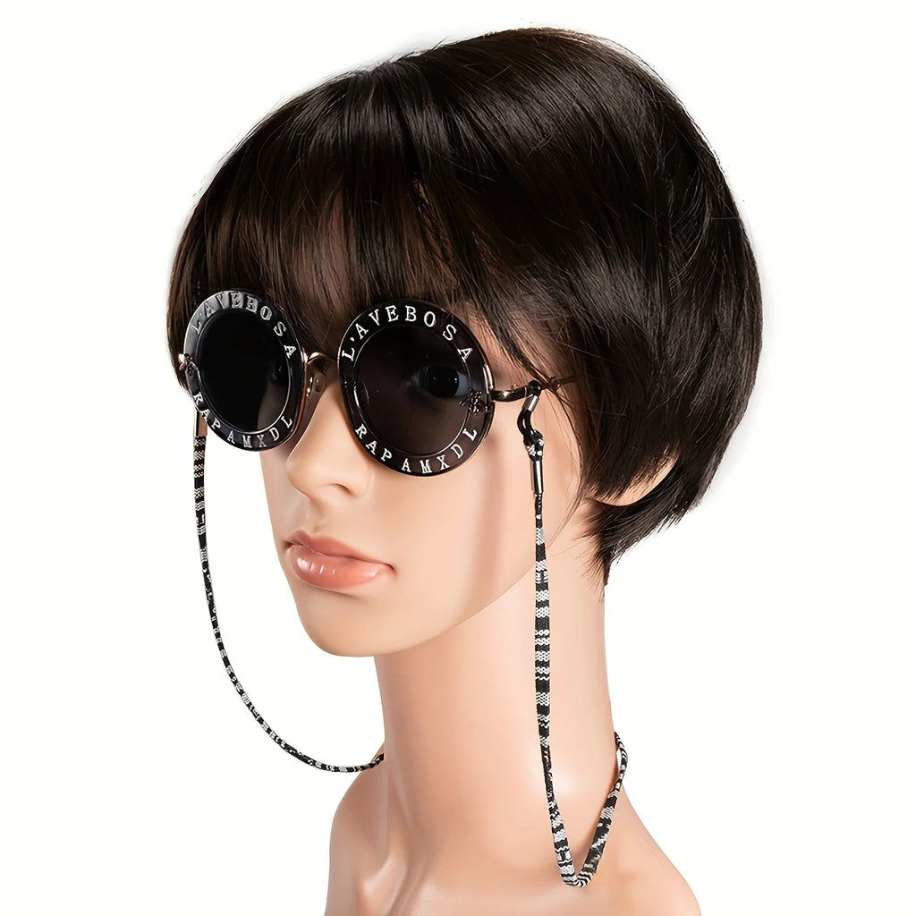 3pcs Glasses Sunglasses Cotton Neck Strap Fixing Strap Glasses Hanging Neck Strap High End Ethnic Rope Glasses Chain