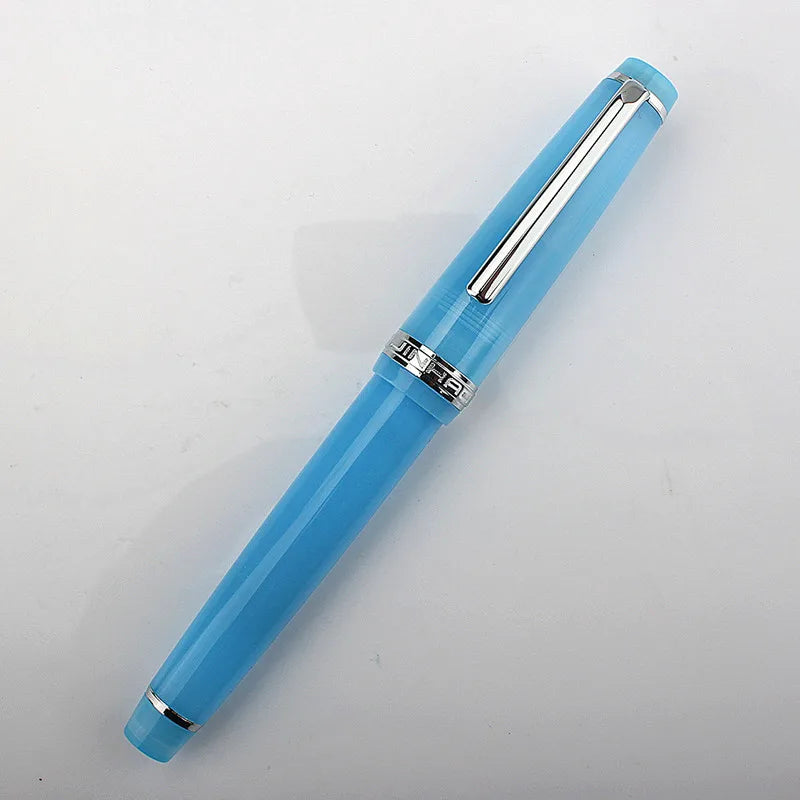 Jinhao 82 Fountain Pen Acrylic EF/F/M/Bent Nib Golden Trim with Converter Writing Pen