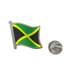 10pcs Blank Flag Shape Metal Lapel Pin Sublimation Badge Customizable Metal Flag Pin Blank for DIY Name Logo Emblem Making