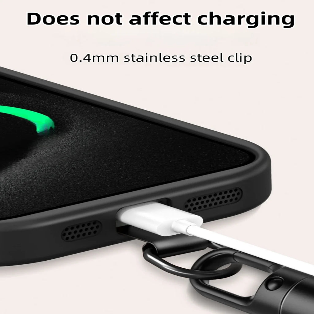 Universal Phone Lanyard with Clip Upgraded Anti-Drop 360° Rotation Adjustable Neck/Crossbody Strap for All Phone Cases