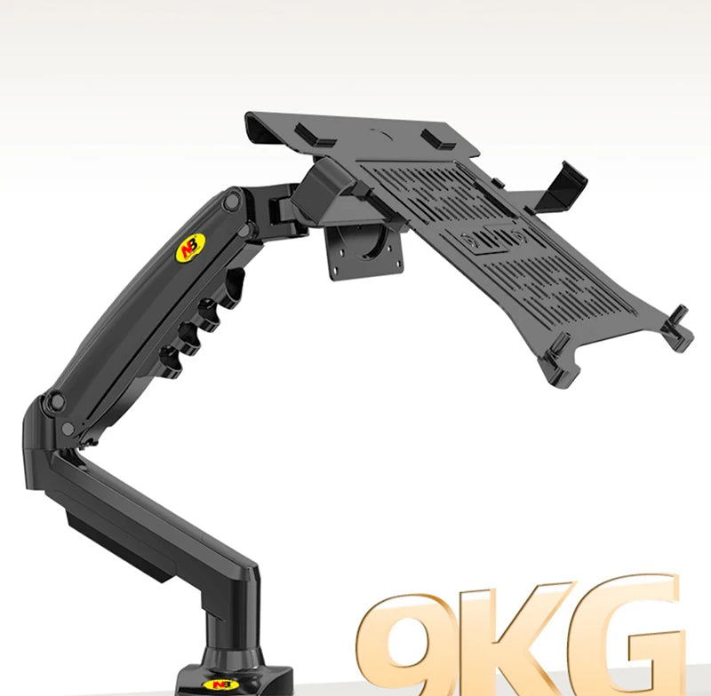 2 in 1 NB NEW F80 + FP-2 for 17-30' Monitor + 10'-17' Laptop Desktop Holder Notebook Computer Mount Stand Laptop Clamp