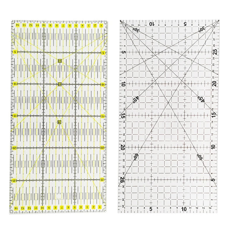 1pc Patchwork Ruler Quilting Tools Sewing Patchwork Rulers Fabric Cloth Cutting Ruler Drawing Ruler Tailor Sewing Accessories