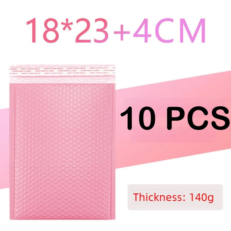 100/1 PCS Pink Poly Bubble Mailers Padded Envelopes Self Seal Padded Envelopes Gift Bags Packaging Envelope School Supplies