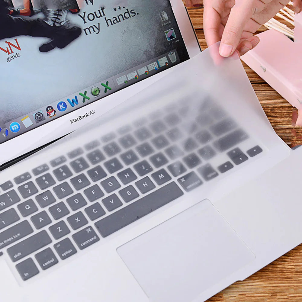 13-17 Inch Universal Laptop Keyboard Cover Soft Silicone Dustproof And Waterproof Protective Film For Notebook Computers