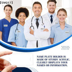 10/20/30Pcs Name Tag Blank Name Badges Acrylic Name Tag Holders 70x30mm Insert Blank Acrylic Nameplate【SMQ】