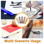 5Pcs Traditional Chinese Calligraphy Ink Sticks Pine Soot for Painting Writing Practice Sumi Calligraphy Block Chinese Style Art