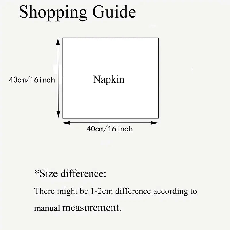 Tablecloth Napkins, Durable Polyester Thickened Pads, Reusable Kitchen, Dining, Holiday Decorations