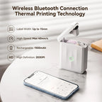 NIIMBOT D110 Upgraded Version Thermal Label Printer Mini Portable Name Tag Label Maker With Tape for Office Home Kitchen School